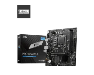 product_16843742634fba61121d355c679b3c87cc589c028f MSI - PRO B760M-E DDR5 Micro-ATX Motherboard LGA 1700 PCIe 4.0 Gigabit LAN - PRO B760M-E
