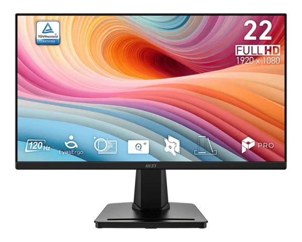 MSI - PRO MP225 E12VL 21.45" FHD 120Hz 1ms VA Business Productivity Monitor - PRO MP225 E12VL