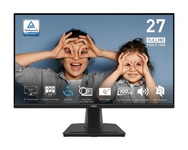MSI - PRO MP275 E2 27" FHD 120Hz 1ms IPS Business & Productivity Monitor - PRO MP275