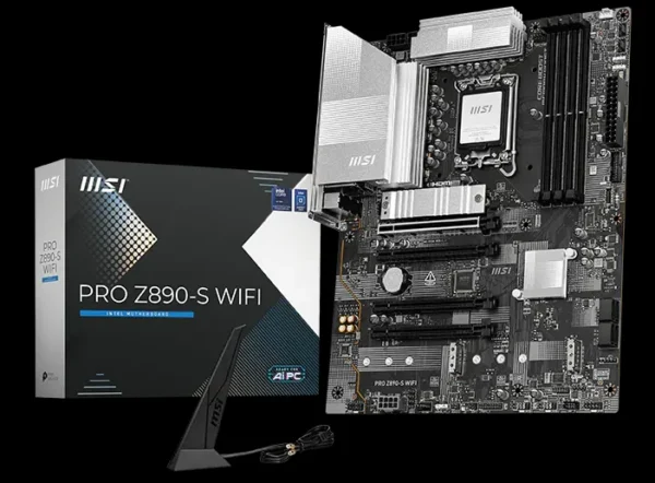 MSI - PRO Z890-S WIFI LGA 1851 ATX Motherboard DDR5 Wi-Fi 7 - PRO Z890-S WIFI