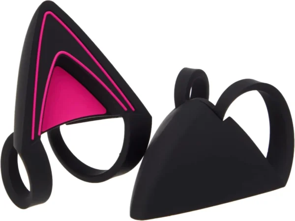 61PcQu16OnL._AC_SL1500_ Razer Kitty Ears for Razer Kraken Headset - Neon Purple Style Attachment and Waterproof Design - RC21-01140100-W3M1