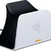 Razer Quick Charging Stand for PlayStation 5 - White DualSense Controller Fast Charger - RC21-01900100-R3M1