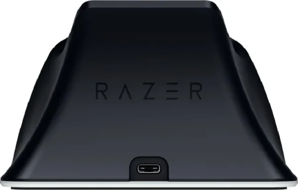 Razer Quick Charging Stand for PlayStation 5 - White DualSense Controller Fast Charger - RC21-01900100-R3M1