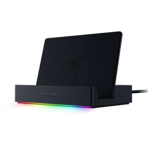 Razer - Handheld Dock Chroma USB-C 6-in-1 Docking Station - 100W PD, HDMI 2.0, RGB - RC21-02310100-R3M1