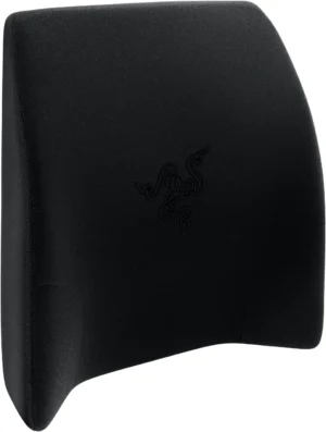 Razer Lumbar Cushion - Memory Foam Gaming Chair Lower Back Support Cushion - Black Velvet - RC81-03830101-R3M1