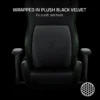 Razer Lumbar Cushion - Memory Foam Gaming Chair Lower Back Support Cushion - Black Velvet - RC81-03830101-R3M1