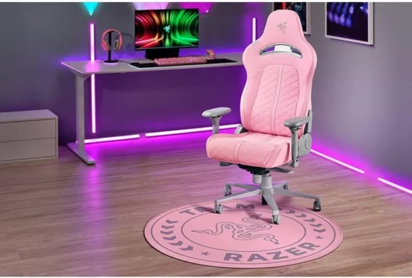 Razer Team Razer Floor Rug Quartz - 120cm Waterproof Anti-Slip Chair Mat - RC81-03920300-R3M1