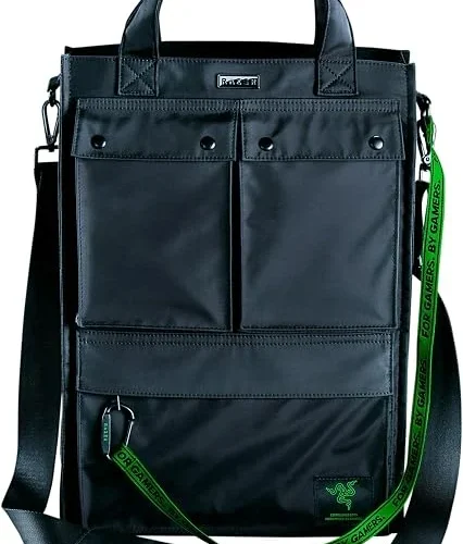 Razer Xanthus Tote Bag - 16-Inch Laptop Compartment - Water-Repellent Nylon - RC81-04300119-0000