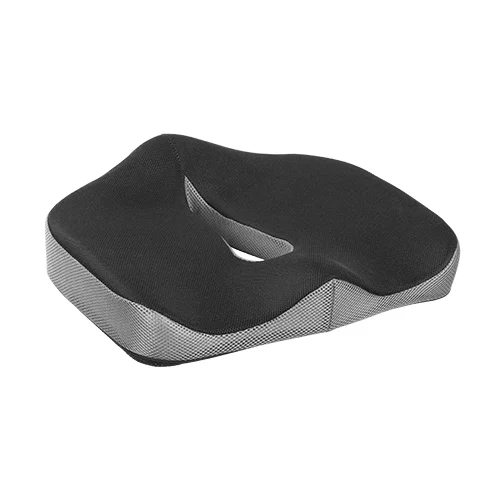 LUMIVIDA Orthopedic Tailbone Memory Foam Seat Cushion with Anti-Slip Bottom and Washable Cover - RSC01-1