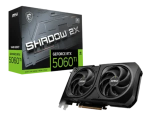 1024 MSI - GeForce RTX 5060 Ti 16GB GDDR7 PCIe 5.0 Graphics Card - RTX 5060 TI 16G SHADOW 2X OC