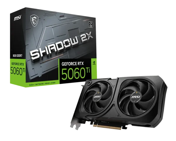 product_17472074237004b1cc67a05ec97196a208e6601245 MSI - NVIDIA GeForce RTX 5060 Ti 8GB GDDR7 - RTX 5060 TI 8G SHADOW 2X PLUS