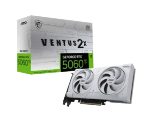 product_1749805961f0788ec1bd60d55ff922415f55b6c2ff MSI GeForce RTX 5060 Ti 8GB GDDR7 Ventus 2X OC White Plus Graphics Card - RTX 5060 TI 8G VENTUS 2X WHITE PLUS / OC WHITE PLUS