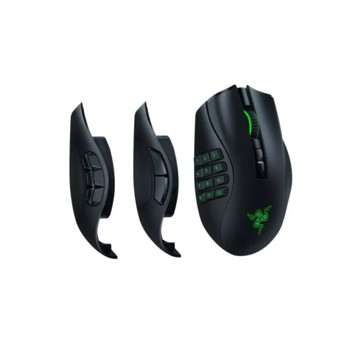 Razer Naga Pro Wireless Gaming Mouse - 20K DPI Optical Sensor - Interchangeable Side Plates - RZ01-03420100-R3A1