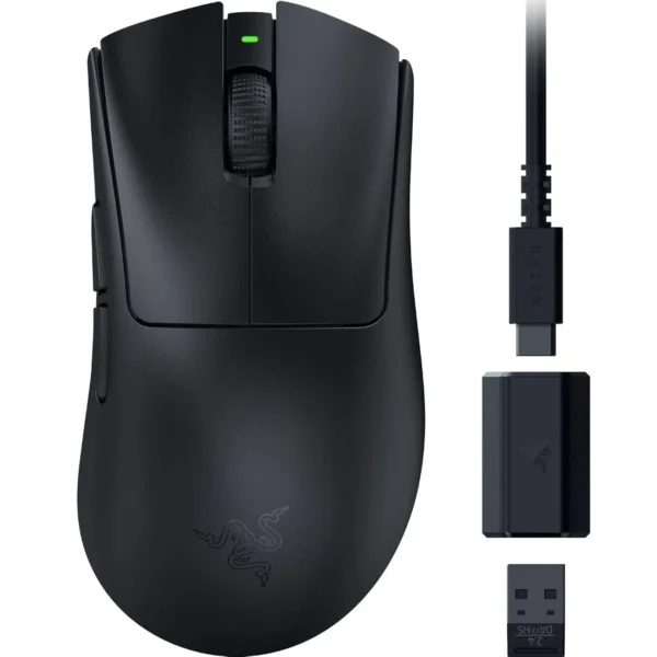 Razer DeathAdder V3 HyperSpeed Wireless Esports Gaming Mouse - 26K DPI Focus X Optical Sensor - RZ01-05140100-R3A1