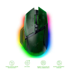 dgncfgbncvbn_a8b54f97-4a87-4d4e-8cb4-589bf60893ef Razer - Basilisk V3 Pro 35K Wireless Gaming Mouse - Focus Pro Sensor, HyperScroll, Phantom Green - RZ01-05240300-R3A1
