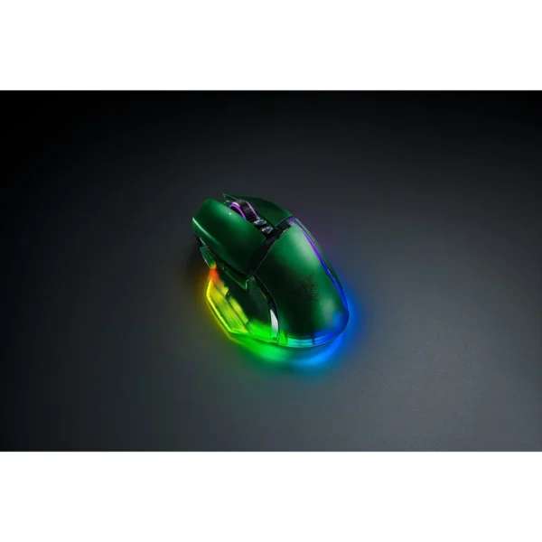 fbxfgnxfh_7e7e91d3-0595-4634-95f6-8e14818e2330 Razer - Basilisk V3 Pro 35K Wireless Gaming Mouse - Focus Pro Sensor, HyperScroll, Phantom Green - RZ01-05240300-R3A1