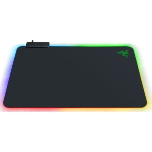Razer Firefly V2 Hard Surface RGB Gaming Mouse Mat - 19-Zone Chroma Lighting & Micro-Textured Surface - RZ02-03020100-R3M1