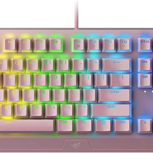 Razer BlackWidow V3 Full Size Mechanical Gaming Keyboard Green Switch Quartz Edition - RZ03-03541800-R3M1