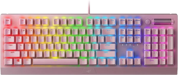 61abY0ZI0SL._AC_SL1500_ Razer BlackWidow V3 Full Size Mechanical Gaming Keyboard Green Switch Quartz Edition - RZ03-03541800-R3M1