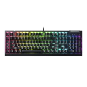 Razer BlackWidow V4 X Full Size Mechanical Gaming Keyboard - Green Switch and 6 Macro Keys - RZ03-04700100-R3M1