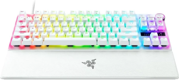 71SshT2a8yL._AC_SL1500_ Razer Huntsman V3 Pro Tenkeyless Analog Optical Esports Keyboard - White Edition - RZ03-04981700-R3M1
