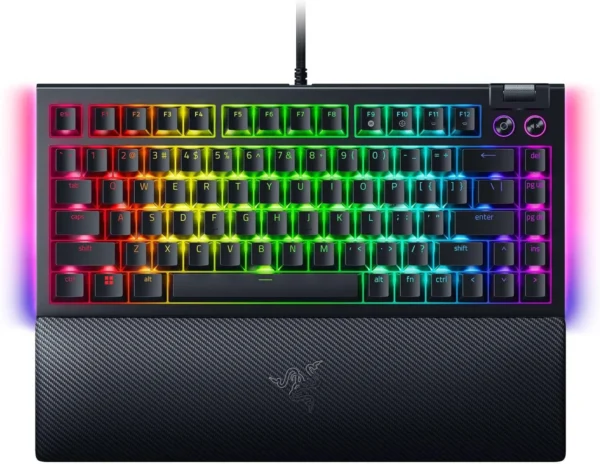 Razer BlackWidow V4 75% Compact Hot-Swappable Mechanical Gaming Keyboard US Layout - RZ03-05000100-R3M1