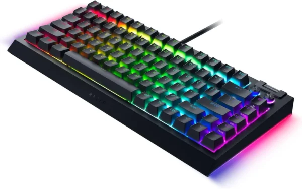 Razer BlackWidow V4 75% Compact Hot-Swappable Mechanical Gaming Keyboard US Layout - RZ03-05000100-R3M1