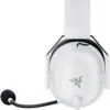 Razer - BlackShark V2 X for PlayStation Esports Headset - 50mm TriForce Titanium, Wireless/Wired - White - RZ04-03241300-R3UA