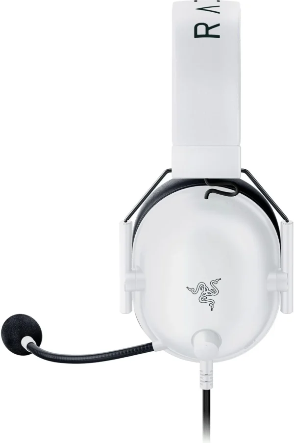 Razer - BlackShark V2 X for PlayStation Esports Headset - 50mm TriForce Titanium, Wireless/Wired - White - RZ04-03241300-R3UA