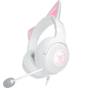 61BTe9uuVYL._SL1500_ Razer Kraken Kitty V2 USB Gaming Headset - White Edition with RGB Kitty Ears and 40mm Drivers - RZ04-04730600-R3M1