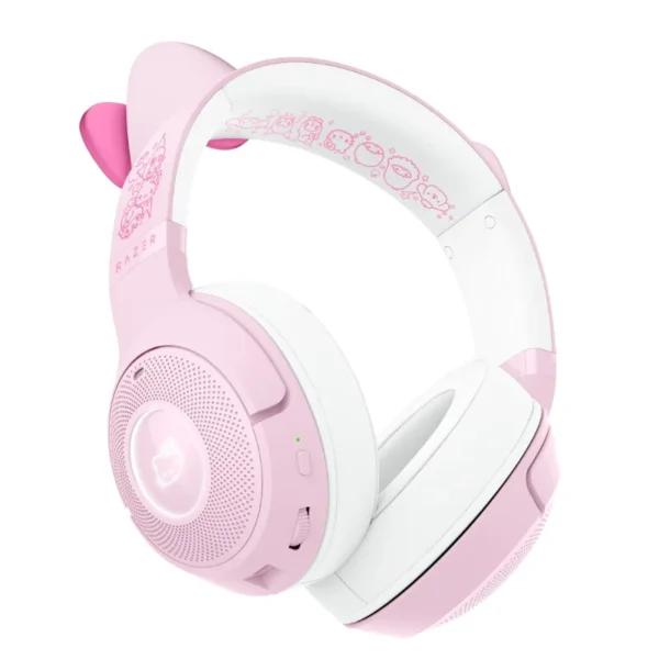 7-8 Razer Kraken Kitty V2 BT Hello Kitty and Friends Edition 40mm Bluetooth 5.2 RGB Headset - RZ04-04860200-R3M1