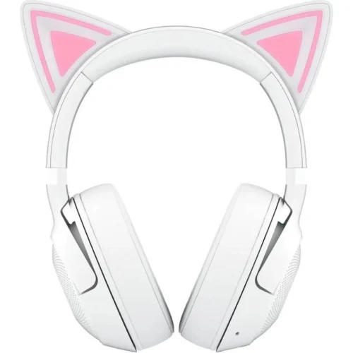 Razer - Kraken Kitty V2 BT Wireless Bluetooth RGB Headset - 40mm TriForce Drivers - White - RZ04-04860600-R3M1