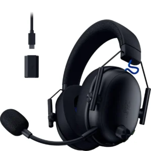 713pMoFoxEL._SL1500_ Razer BlackShark V3 for PlayStation Wireless Esports Gaming Headset - TriForce Titanium 50mm Drivers - RZ04-05410300-R3UA