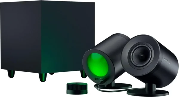 Razer Nommo V2 Pro 2.1 PC Gaming Speakers - Wireless Subwoofer - THX Spatial Audio - RZ05-04740100-R3G1