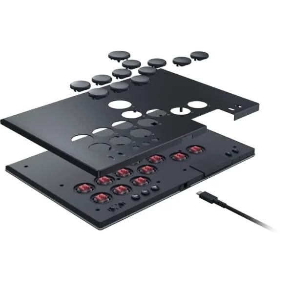51QgvjfF81L._SL1000_ Razer Kitsune Leverless All-Button Optical Arcade Controller for PS5 and PC - RZ06-05020100-R3A1