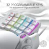 Razer Tartarus Pro Analog Optical Gaming Keypad - Mercury White - 32 Programmable Keys - RZ07-03110200-R3M1