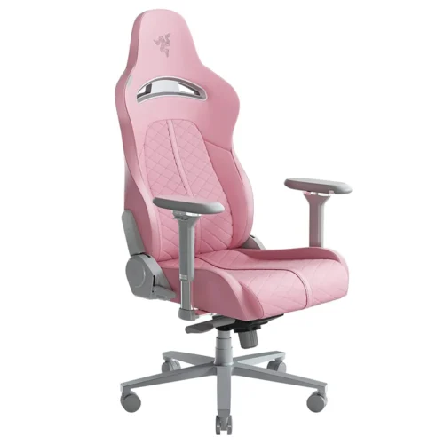 Razer Enki Gaming Chair - Quartz EPU Synthetic Leather 4D Armrests 152 Degree Recline - RZ38-03720200-R3U1