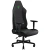 Razer - Iskur V2 X Fabric Essential Gaming Chair with Built-in Lumbar Support - Black - RZ38-05310100-R3UA